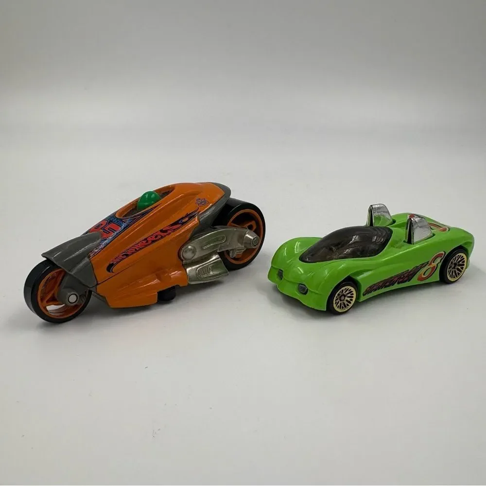 Vintage Hot Wheels Shokblade and Power Pipes Diecast Bundle Lot